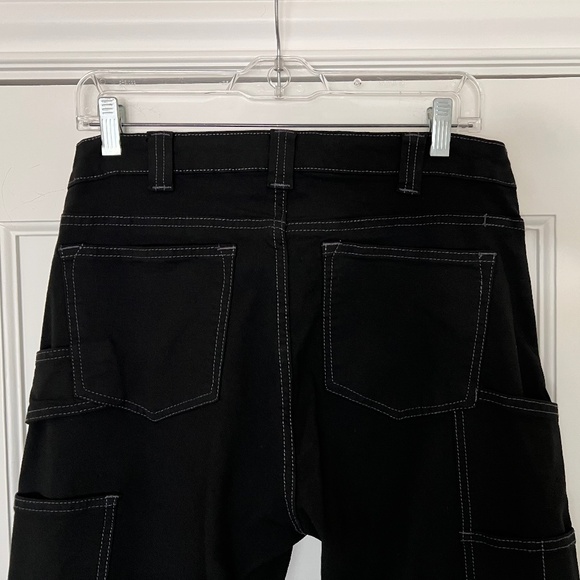 Dovetail Workwear Maven Slim No Fade Black Canvas, Midrise, Size 12/30 - Picture 12 of 12